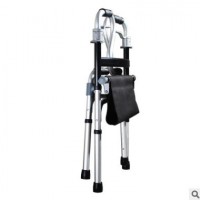 雅德铝合金助行器残疾人拐杖老年人医疗器械带轮带坐可折叠