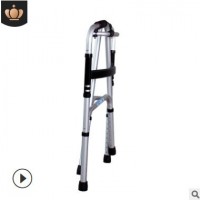 雅德铝合金助行器残疾人拐杖老年人医疗器械带轮带坐垫按摩