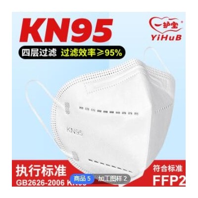 厂家直供大量定制折叠成人 儿童 一次性防护口罩 防尘透气耳带式图3